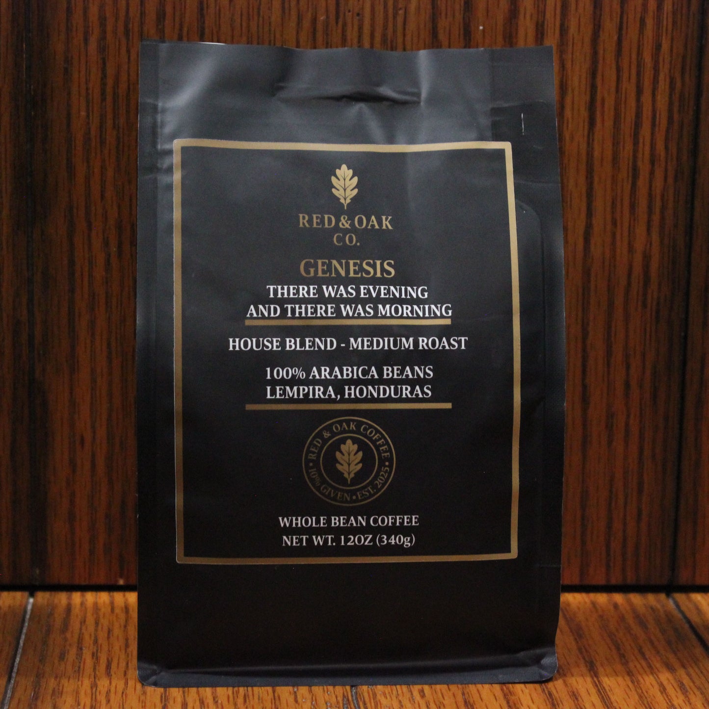 Genesis – House Blend / Medium Roast (Whole Bean, 12 oz)