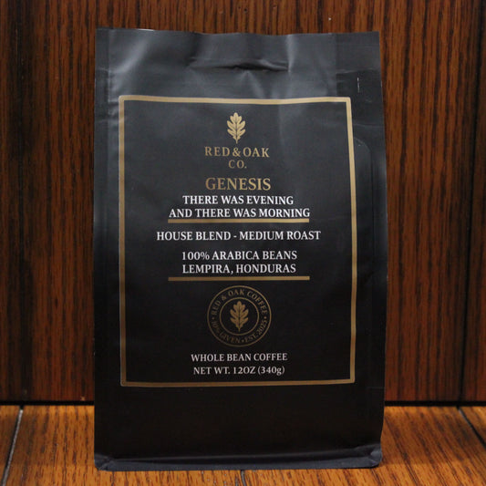 Genesis – House Blend / Medium Roast (Whole Bean, 12 oz)